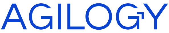 Logo azul Agilogy